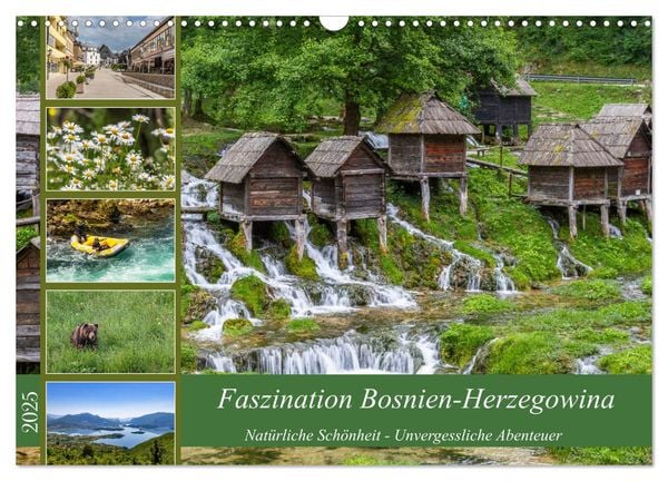 Faszination Bosnien-Herzegowina (Wandkalender 2025 DIN A3 quer), CALVENDO Monatskalender