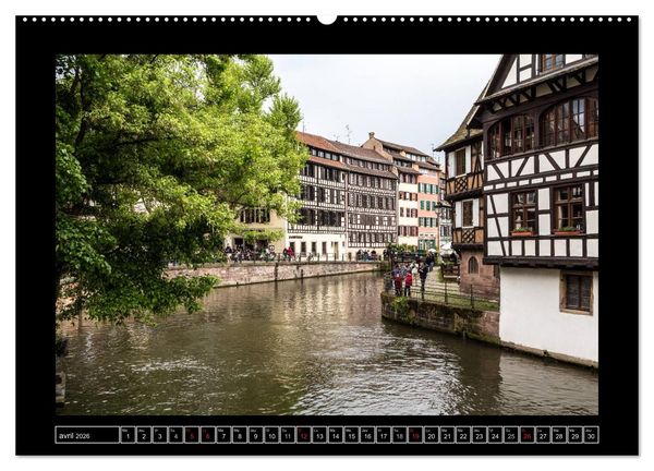 Produktbild: Strasbourg La Petite France (Calendrier mural 2026 DIN A2 vertical) calendrier de bureau