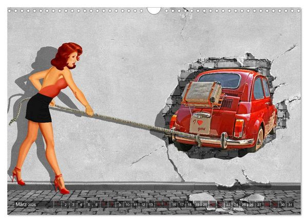 Produktbild: Street-Art in Digital-Art by Mausopardia (Wandkalender 2026 DIN A3 quer), CALVENDO Monatskalender