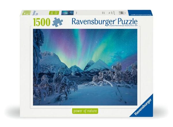 Erwachsenenpuzzle Power of Nature 1500 Teile - Wenn die Nordlichter tanzen
