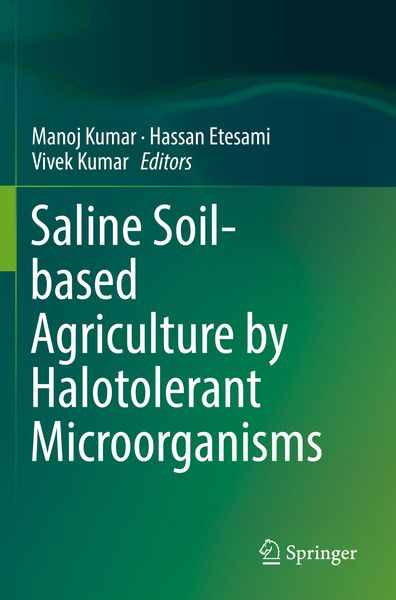 Produktbild: Saline Soil-based Agriculture by Halotolerant Microorganisms