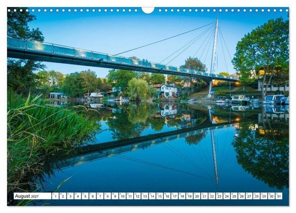 Produktbild: Halle-Saale - Meine Stadt im Spiegel (Wandkalender 2027 DIN A3 quer), CALVENDO Monatskalender