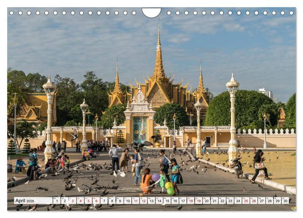 Produktbild: K&ouml;nigreich Kambodscha (Wandkalender 2026 DIN A4 quer), CALVENDO Monatskalender