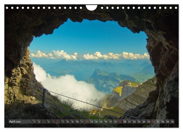 Produktbild: Der Zauber der Schweizer Berge (Wandkalender 2026 DIN A4 quer), CALVENDO Monatskalender