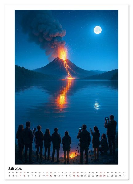 Produktbild: Erdenblut (Wandkalender 2026 DIN A4 hoch), CALVENDO Monatskalender