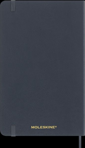 Produktbild: Moleskine Vegea Capri Notizb. A5 lin. Kt schwarz Petrol/Box