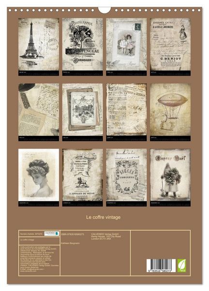 Produktbild: Le coffre vintage (Calendrier mural 2026 DIN A3 horizontal), CALVENDO calendrier mensuel
