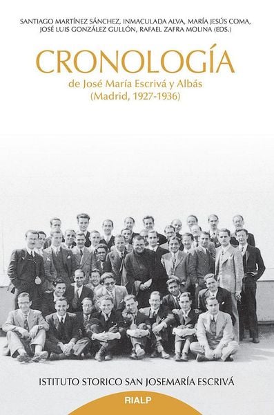 Produktbild: Cronolog&iacute;a de Jose Mar&iacute;a Escriv&aacute; y Alb&aacute;s : Madrid, 1927-1936
