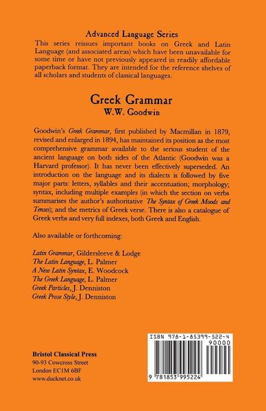 Produktbild: Greek Grammar