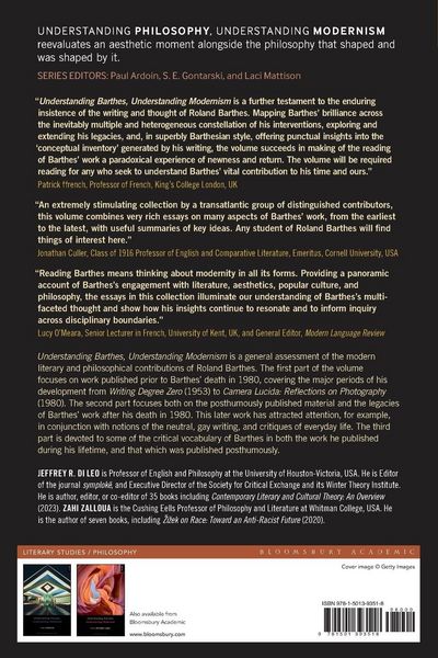 Produktbild: Understanding Barthes, Understanding Modernism