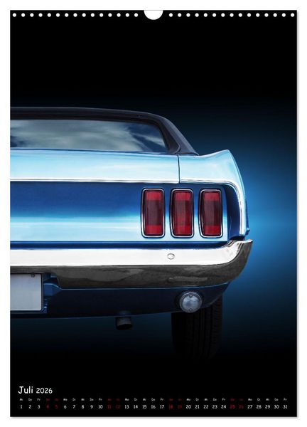 Produktbild: Amerikanische Autos 1950er bis 1980er Favoriten (Wandkalender 2026 DIN A3 hoch), CALVENDO Monatskalender