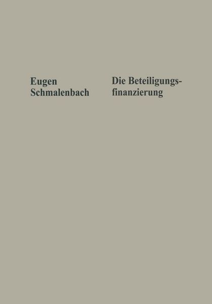 Produktbild: Die Beteiligungsfinanzierung