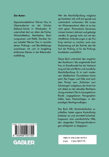 Produktbild: Abschlu&szlig;pr&uuml;fung f&uuml;r den Kaufmann/die Kauffrau im Einzelhandel