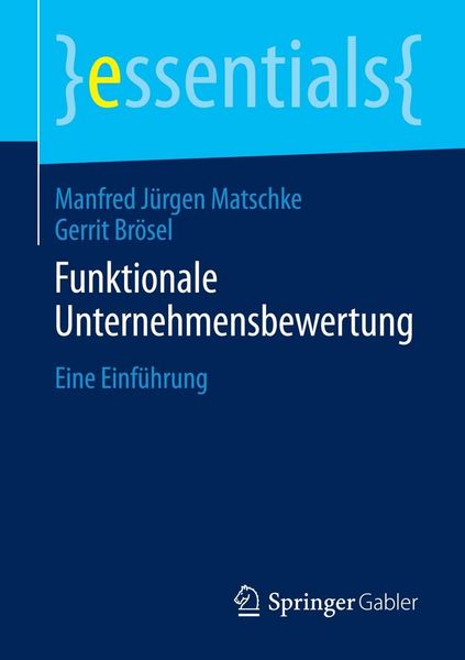 Produktbild: Funktionale Unternehmensbewertung
