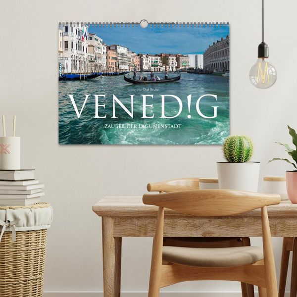 Produktbild: Venedig &ndash; Zauber der Lagunenstadt (Wandkalender 2026 DIN A3 quer), CALVENDO Monatskalender