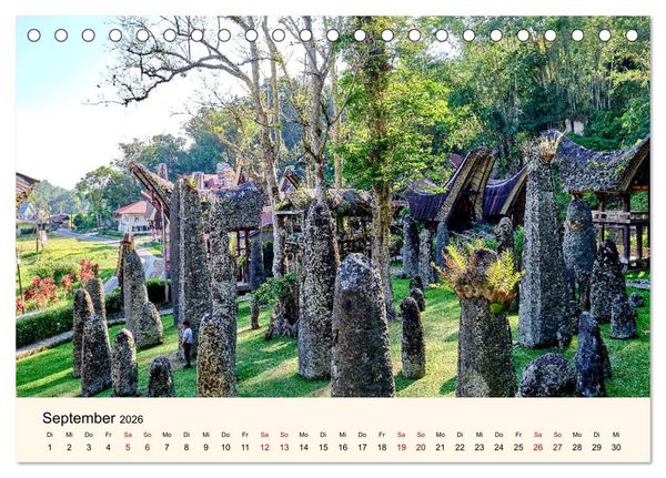 Produktbild: Sulawesi Im Reich der Torajas (Tischkalender 2026 DIN A5 quer), CALVENDO Monatskalender