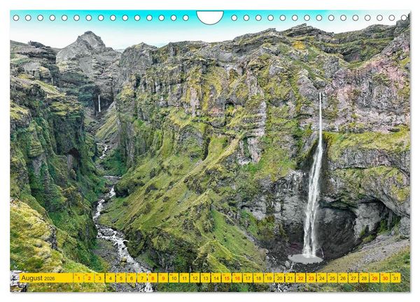 Produktbild: Islands Wasserf&auml;lle (Wandkalender 2026 DIN A4 quer), CALVENDO Monatskalender