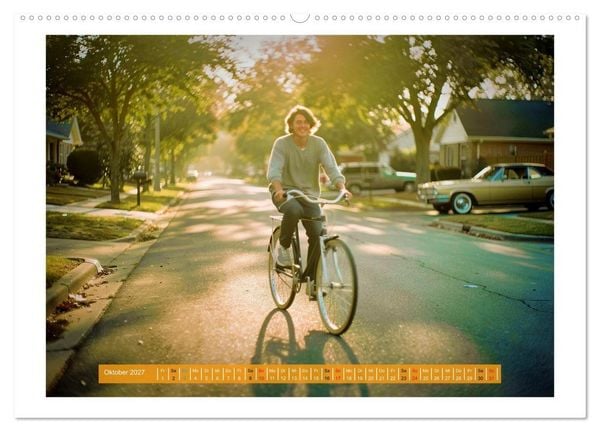 Produktbild: Nostalgie auf zwei R&auml;dern (hochwertiger Premium Wandkalender 2027 DIN A2 quer), Kunstdruck in Hochglanz