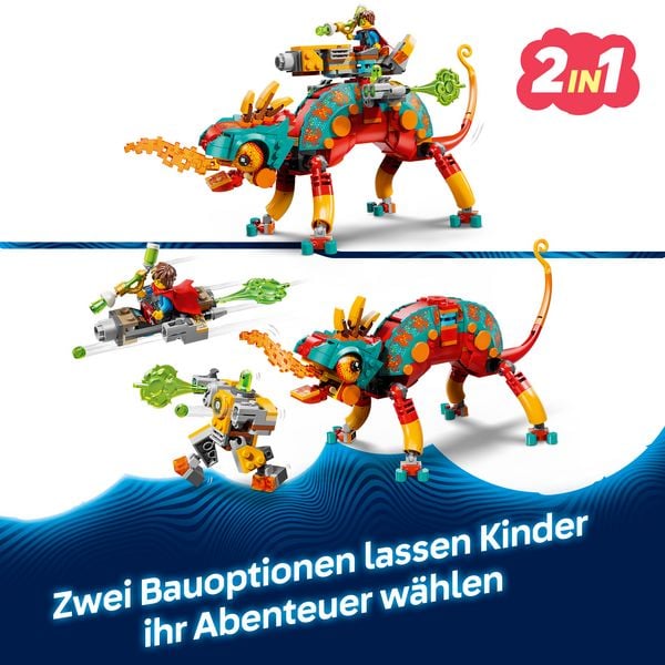 Produktbild: LEGO DREAMZzz 71492 Mateos Feuer-Cham&auml;leon, Spielzeug mit Tierfiguren
