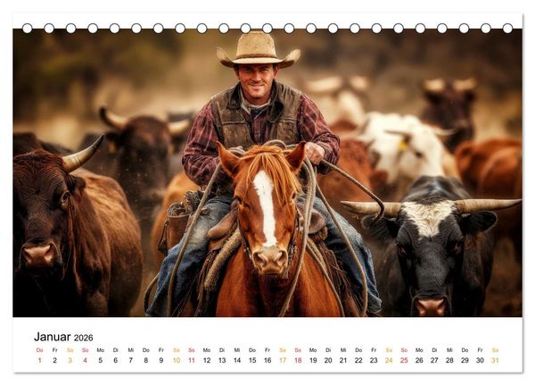 Produktbild: Westernwelt (Tischkalender 2026 DIN A5 quer), CALVENDO Monatskalender