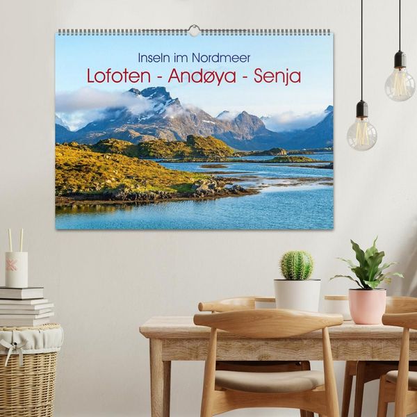 Produktbild: Inseln im Nordmeer - Lofoten-And&oslash;ya-Senja (Wandkalender 2027 DIN A2 quer), CALVENDO Monatskalender