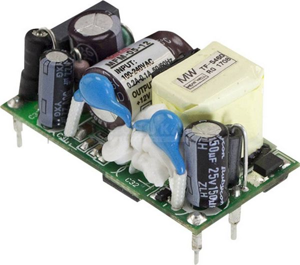 Produktbild: MEAN WELL MFM-05-24 AC/DC-Printnetzteil 24 V/DC 0.23A 5.5W