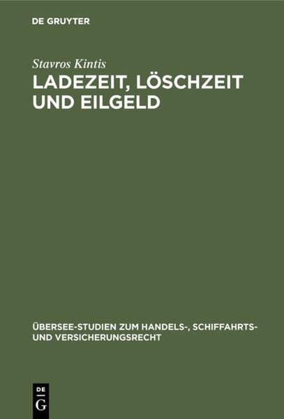 Produktbild: Ladezeit, L&ouml;schzeit und Eilgeld
