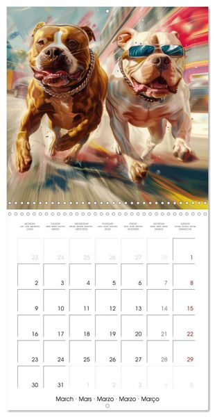 Produktbild: Great Gangster Dogs (Wall Calendar 2026 12 &times; 12 Inch) CALVENDO 12 Month Wall Calendar