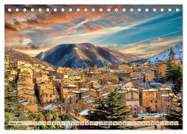 Produktbild: Abruzzen, vom Apennin bis an die Adria (Tischkalender 2026 DIN A5 quer), CALVENDO Monatskalender