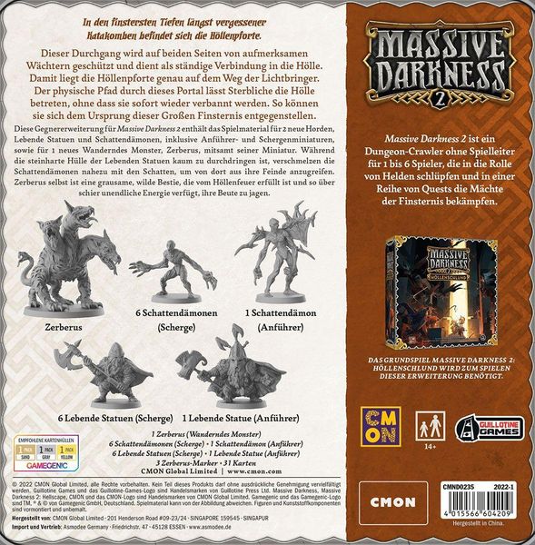 Produktbild: Massive Darkness 2 H&ouml;llenpforte
