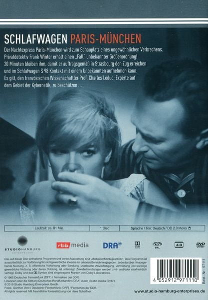 Produktbild: Schlafwagen Paris-M&uuml;nchen (DDR TV-Archiv)