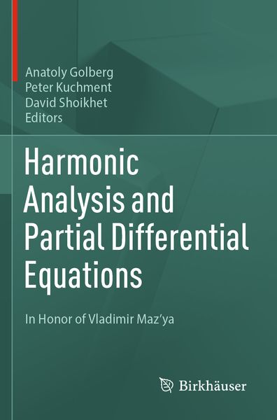 Produktbild: Harmonic Analysis and Partial Differential Equations