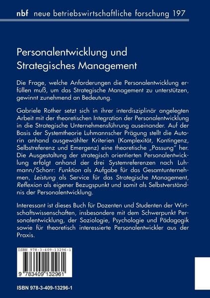Produktbild: Personalentwicklung und Strategisches Management