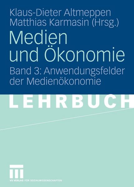 Produktbild: Medien und &Ouml;konomie