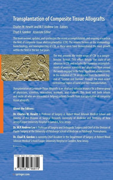 Produktbild: Transplantation of Composite Tissue Allografts