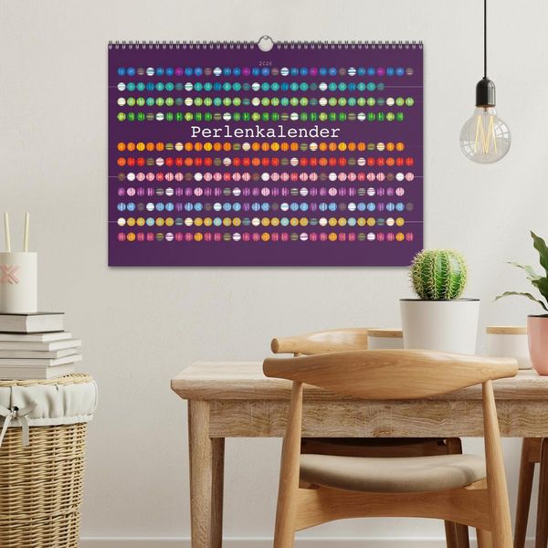 Produktbild: Perlenkalender (Wandkalender 2026 DIN A3 quer), CALVENDO Monatskalender