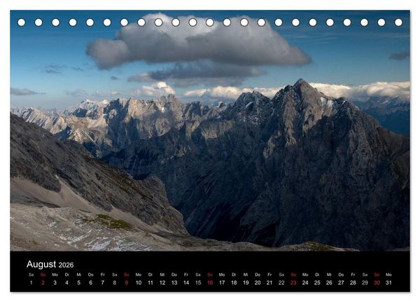 Produktbild: Berge, T&auml;ler & Seen (Tischkalender 2026 DIN A5 quer), CALVENDO Monatskalender
