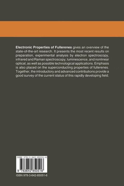 Produktbild: Electronic Properties of Fullerenes