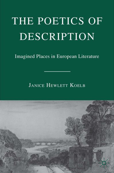 Produktbild: The Poetics of Description