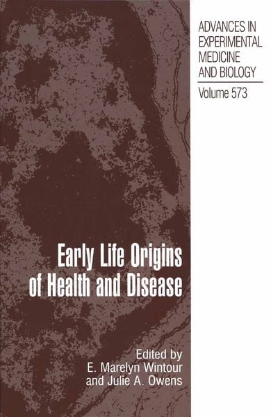 Produktbild: Early Life Origins of Health and Disease