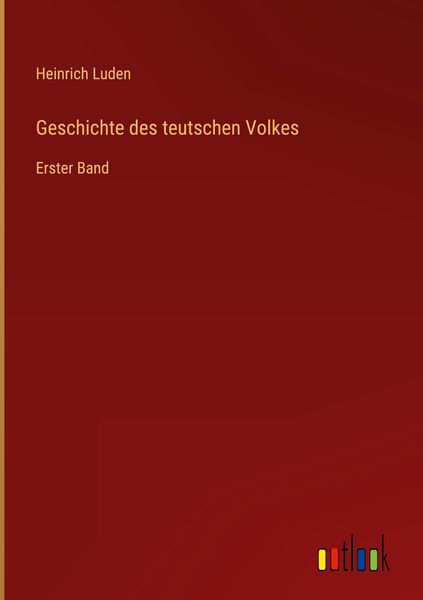 Produktbild: Geschichte des teutschen Volkes