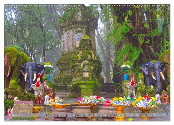 Produktbild: Thailand - Von Bangkok in den Norden (Wandkalender 2026 DIN A2 quer), CALVENDO Monatskalender