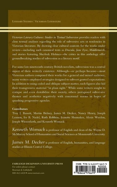 Produktbild: Victorian Literary Cultures