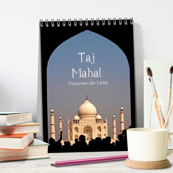 Produktbild: Taj Mahal - Monument der Liebe (Tischkalender 2026 DIN A5 hoch), CALVENDO Monatskalender
