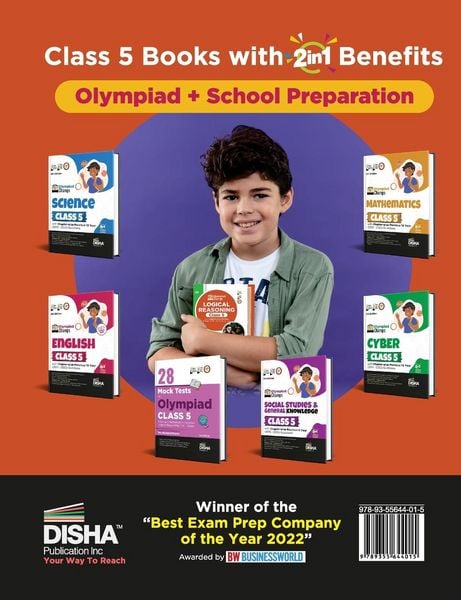 Produktbild: Olympiad Champs Logical Reasoning Class 5 with Chapter-wise Previous 5 Year (2018 - 2022) Questions 2nd Edition | Complete Prep Guide with Theory, PYQs, Past & Practice Exercise |