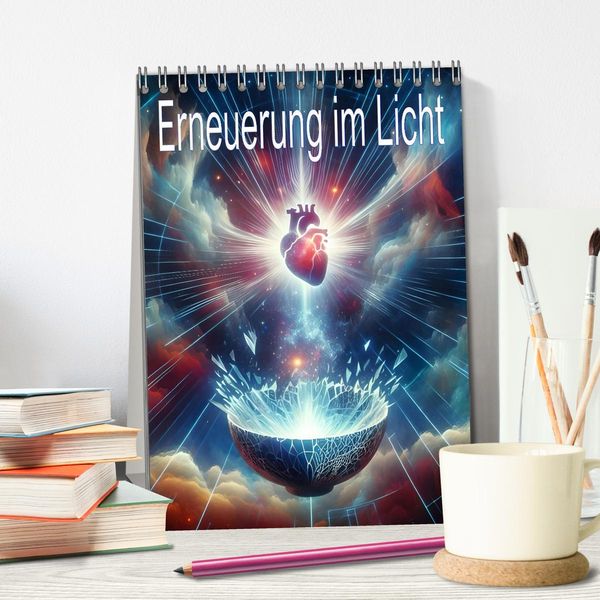 Produktbild: Erneuerung im Licht (Tischkalender 2026 DIN A5 hoch), CALVENDO Monatskalender