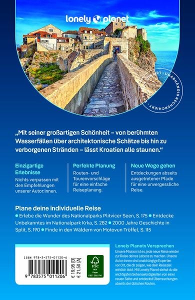 Produktbild: LONELY PLANET Reiseführer Kroatien