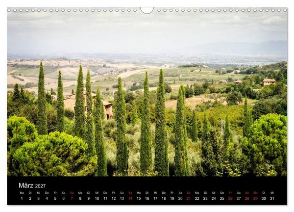 Produktbild: Toskana Landschaften (Wandkalender 2027 DIN A3 quer), CALVENDO Monatskalender