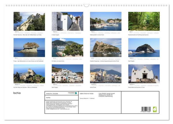Produktbild: Ischia (Wandkalender 2026 DIN A2 quer), CALVENDO Monatskalender