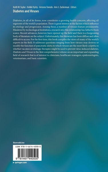 Produktbild: Diabetes and Viruses